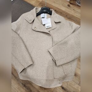 Mango Handmade Wool Blend Jacket